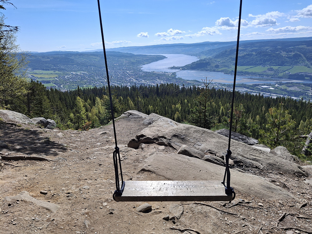 På Balbergkampen utsikt