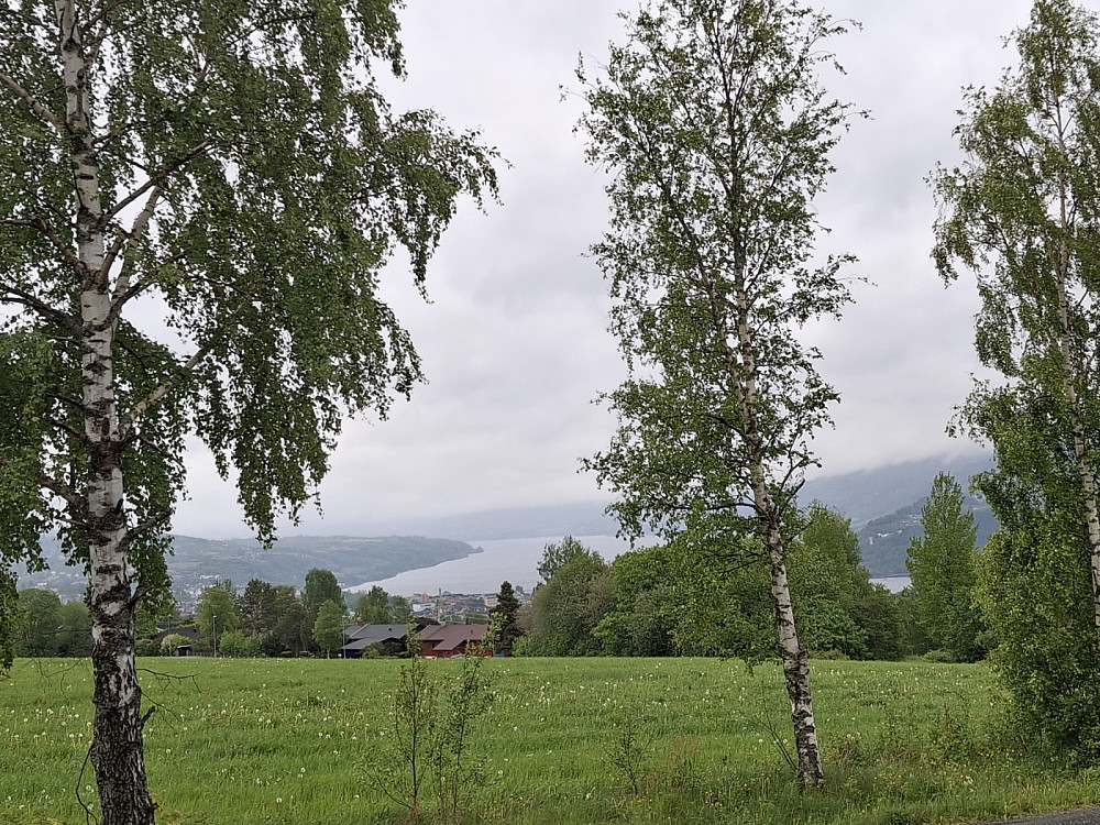 Utsikt fra Fagabergvegen