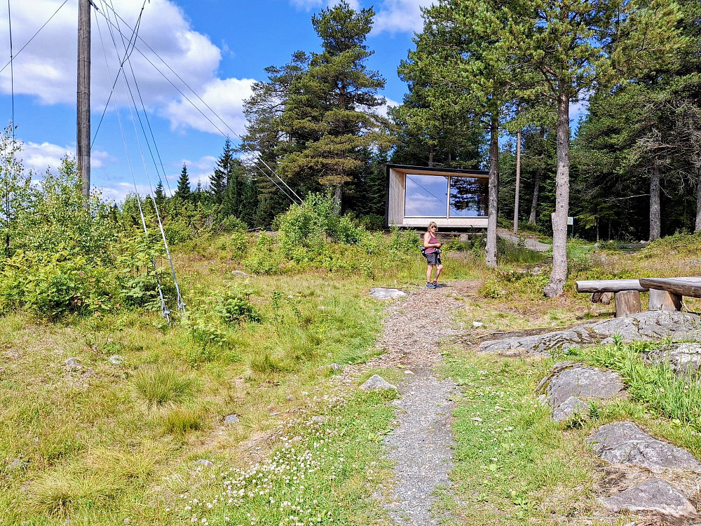 Ved Dagsturhytta på Knapphaugen