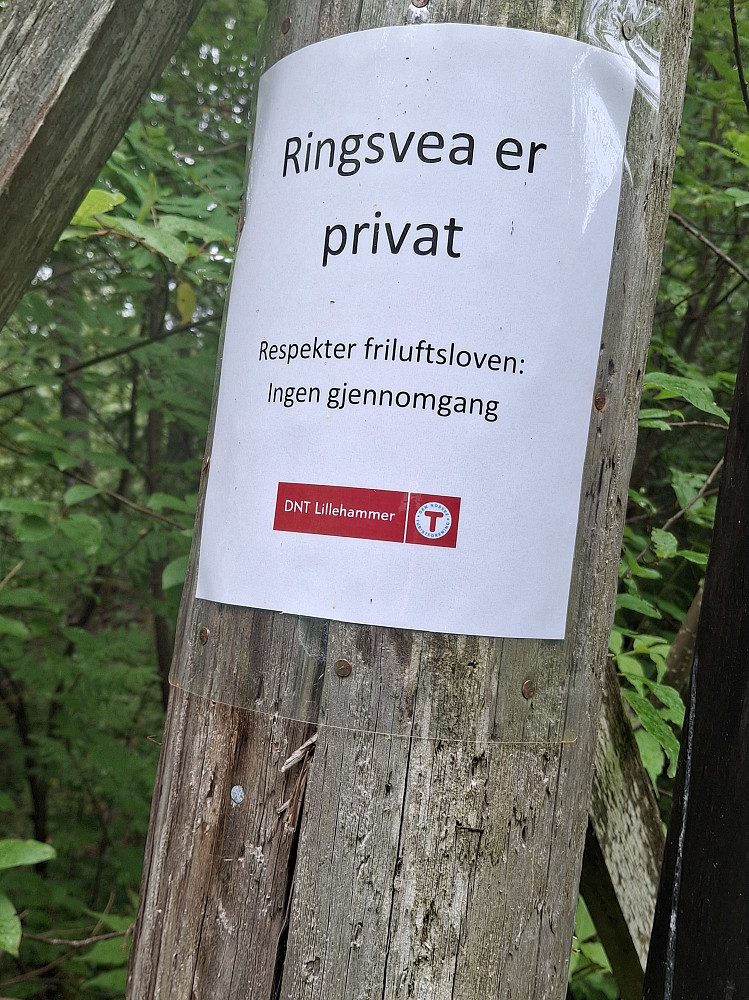 Ikke lov å gå inn til Ringsvea