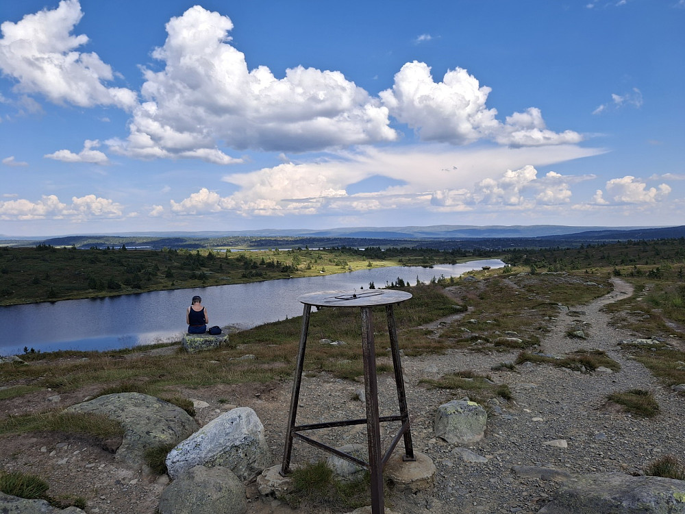 På Sjusjøfjellet øst, mot Store Lunken