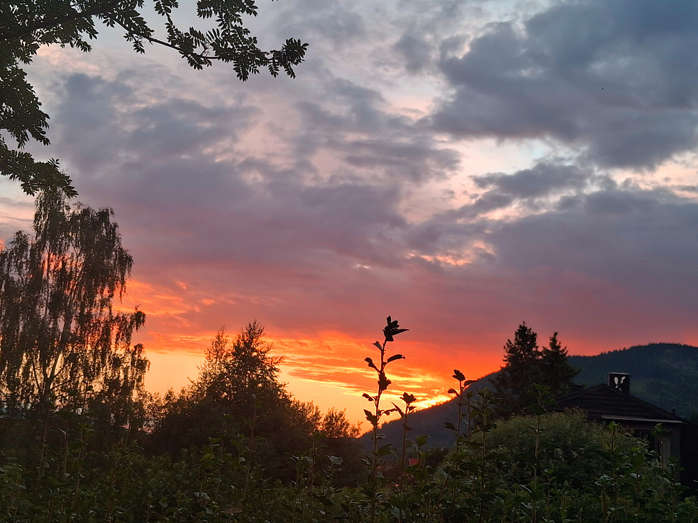 Solnedgang i Blestervegen