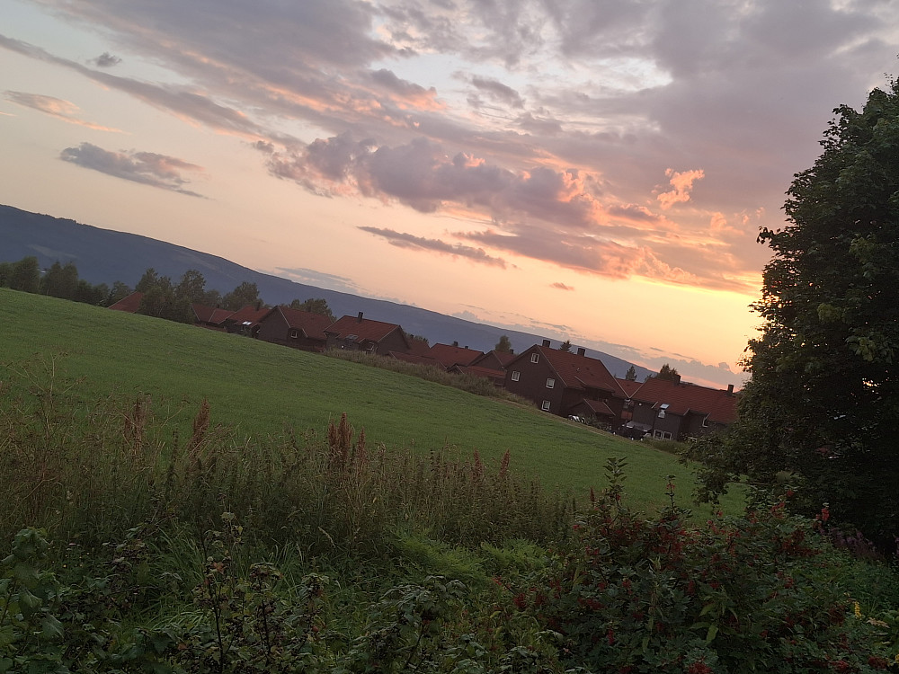 Solnedgang i Blestervegen