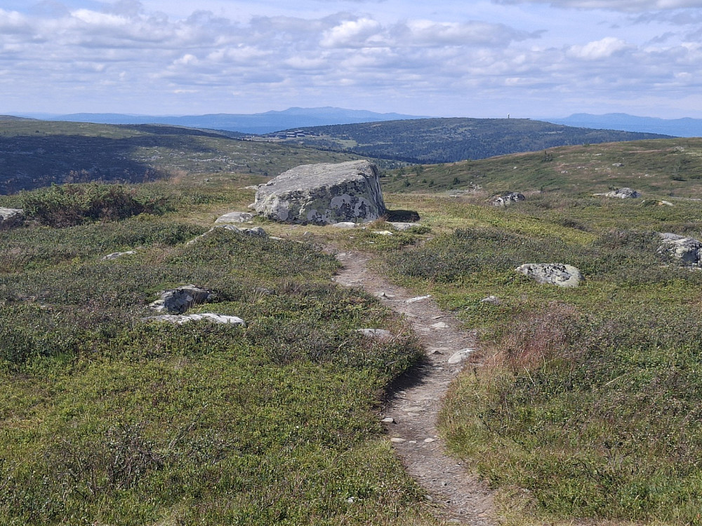 På Hitfjellet, ser bla. Synnfjellet i det fjerne