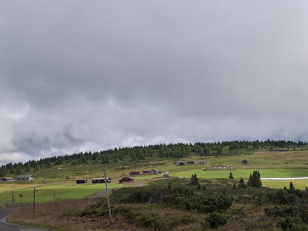 Ser tilbake på setergrenda Holmsetra