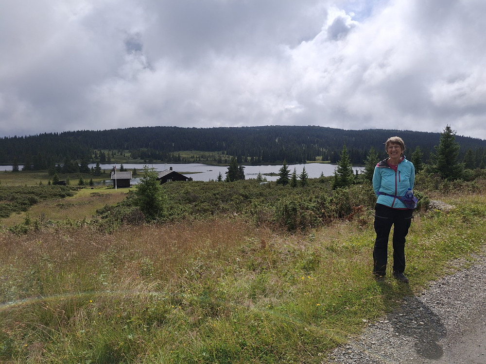 Over Hundtjønna mot Hundbergslia