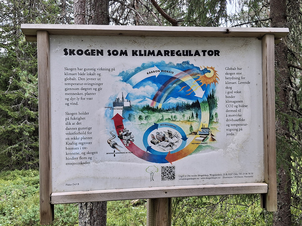 INFO skilt langs råket