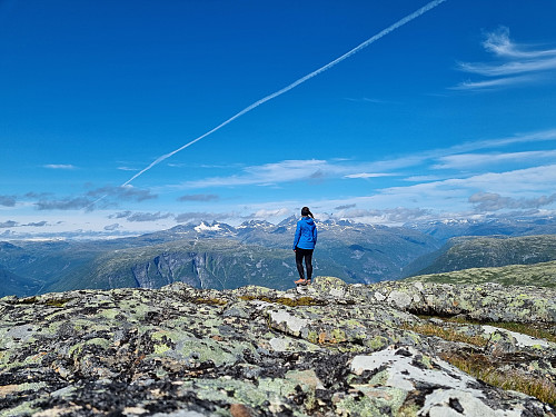 Utsikt mot Hurrungane og Jotunheimen