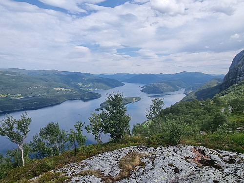Utsikt frå Hengenipa