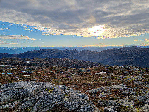 Utsikt vestover