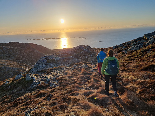 Flott med sola så låg