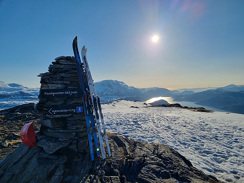 toppen av Fauskevarden