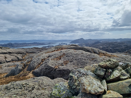 Utsikt sørover mot Håfjellet