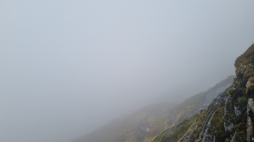 Ikkje mykje utsikt frå Viefjellet