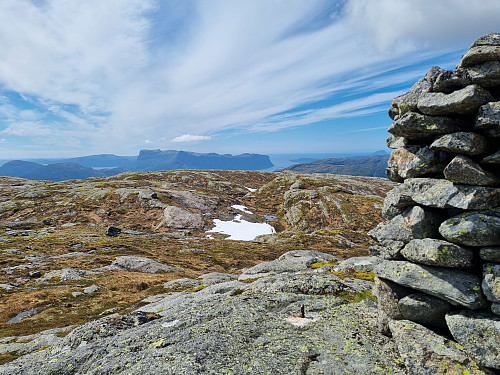Utsikt frå Blåfjellet mot Lihesten