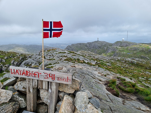Bra med vind på Liatårnet