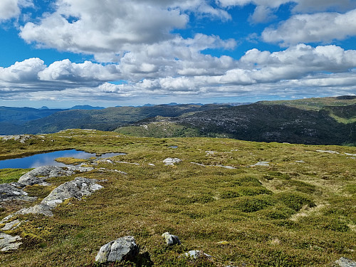 utsikt frå toppen