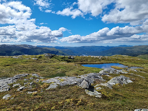 utsikt frå toppen