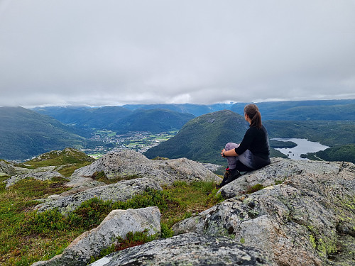 toppen av Halbrendsnipa