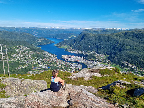 Førde sett frå Hafstadfjellet