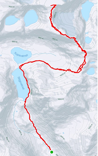 Ruta opp og ned