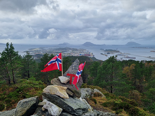 Utsikt frå Oppturvarden på Brandsøyåsen