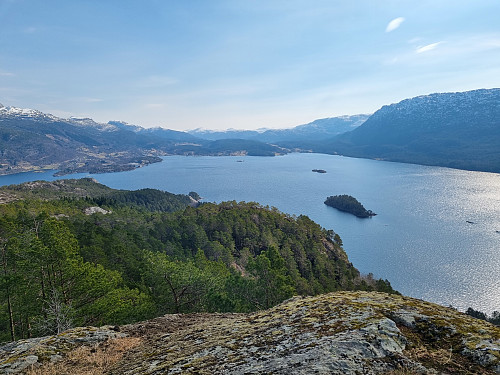 utsikt mot Eikefjord