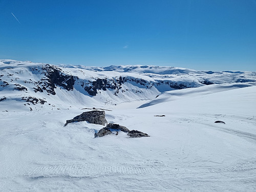 Utsikt frå toppen av Storholsheia. 