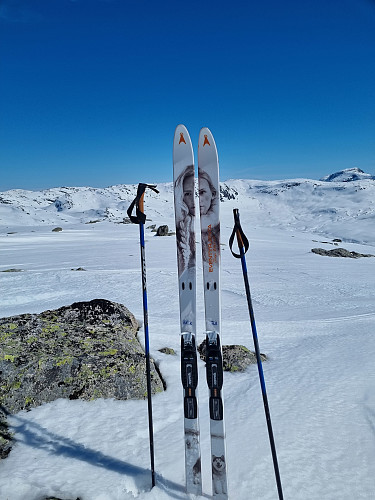 Godt fornøgd med skia mine