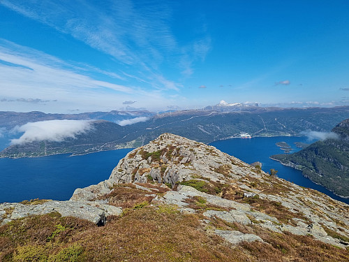 Utsikt nordover