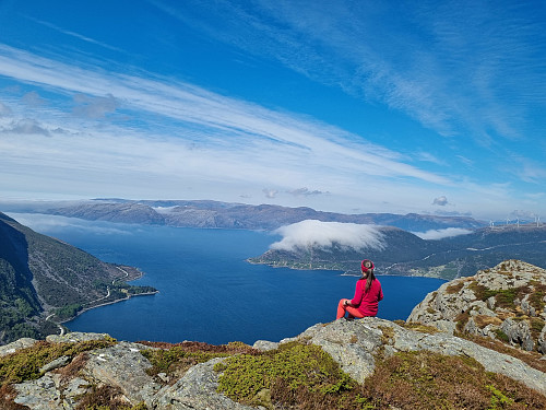 Utsikt nordvestover