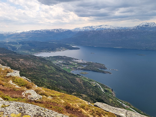 Eikefjord sett frå Strandanipa