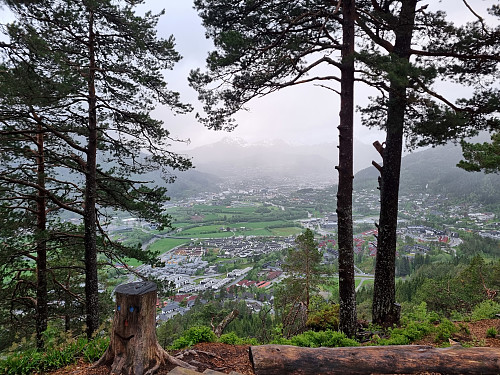 litt vind og regn på Gytta
