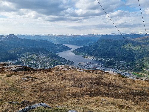 Frå varden på Hafstadfjellet