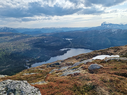 Bekkjavatnet sett frå Hafstadfjellet