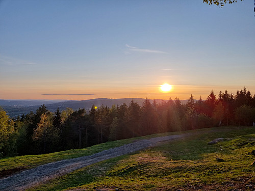 Solnedgangen frå Grefsenkollen