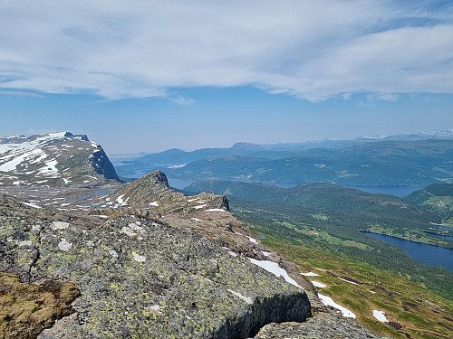 Utsikt frå toppen vest 