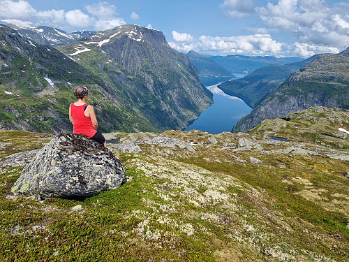 Utsikt frå Håheimsfjellet