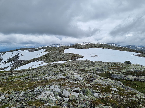 Frå Kjeringafjell. ruta tilbake til start
