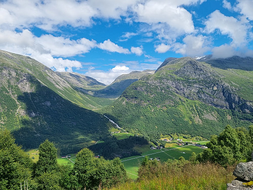 Utsikt frå Øygardsstølen