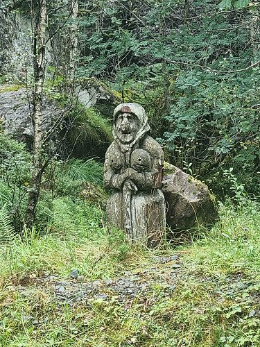 Flott tillaga langs traktorvegen 
