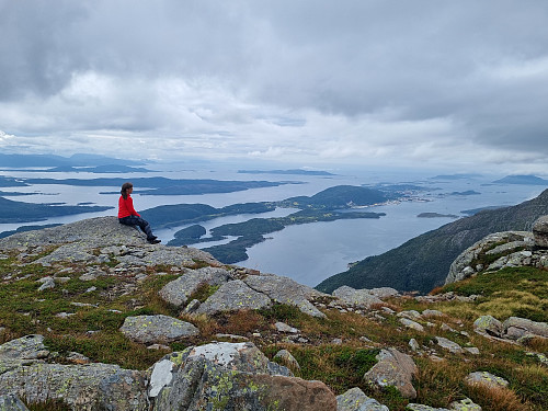 Utsikt frå Haukånipa