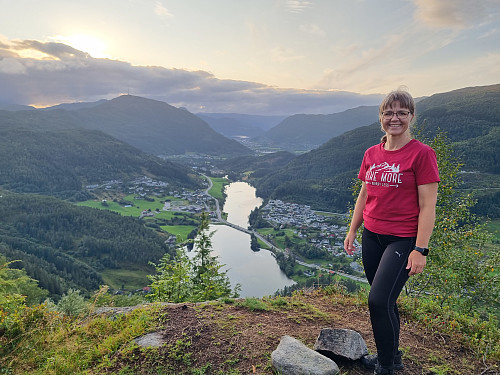 Ikkje så verst utsikt. Godt fornøgd med t-skjorta eg har kjøpt