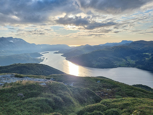 Flott kveld ved Djupviknipa