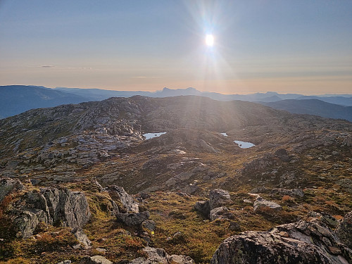 Utsikt vestover