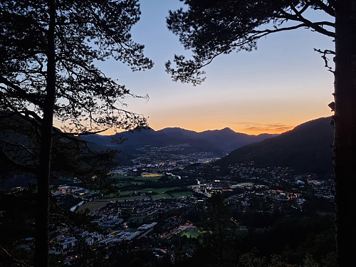 solnedgang ved Gytta