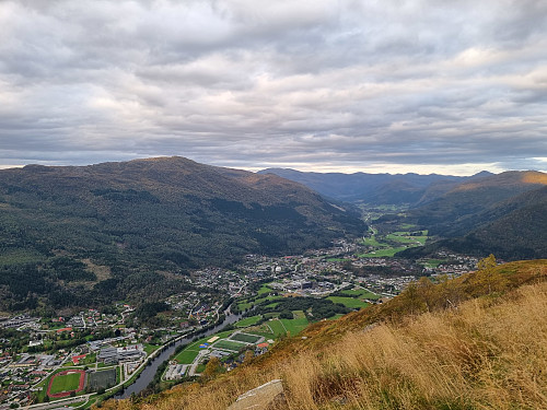 Angedalen sett frå Hafstadkleiva