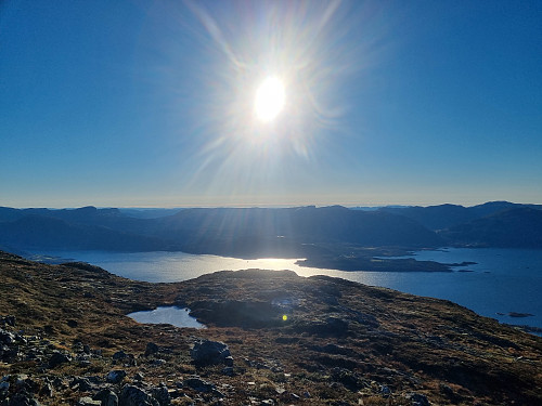 Utsikt frå Skålefjellet sørover