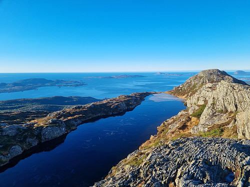På veg ned mot Hornfjellet