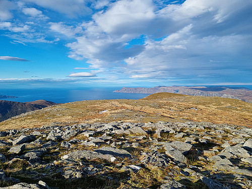 Utsikt mot Stadtlandet frå Kvamfjellet